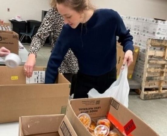 Blessings in a Backpack lunch packing