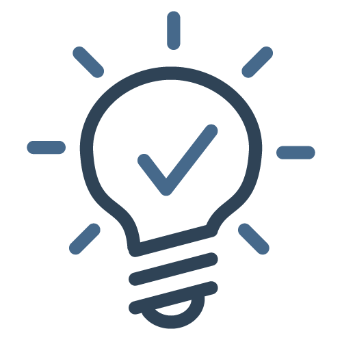insight idea lightbulb icon
